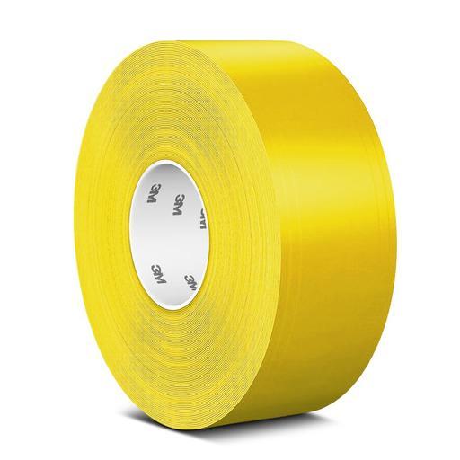 3M 70007510657 75mm x 33m Yellow Ultra Durable Floor Marking Tape 971 – image 2