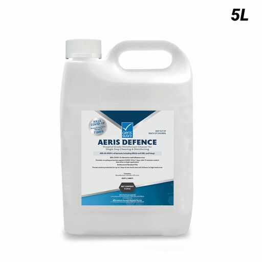 Aeris Guard AG-AD-5 5L Aeris Defence Hospital Grade Hard Surface Disinfectant Cleaner