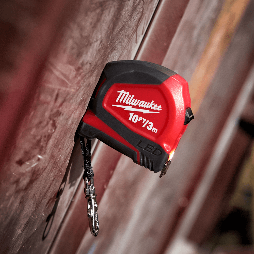 Milwaukee 48226601H 3m Keychain Tape Measure with LED