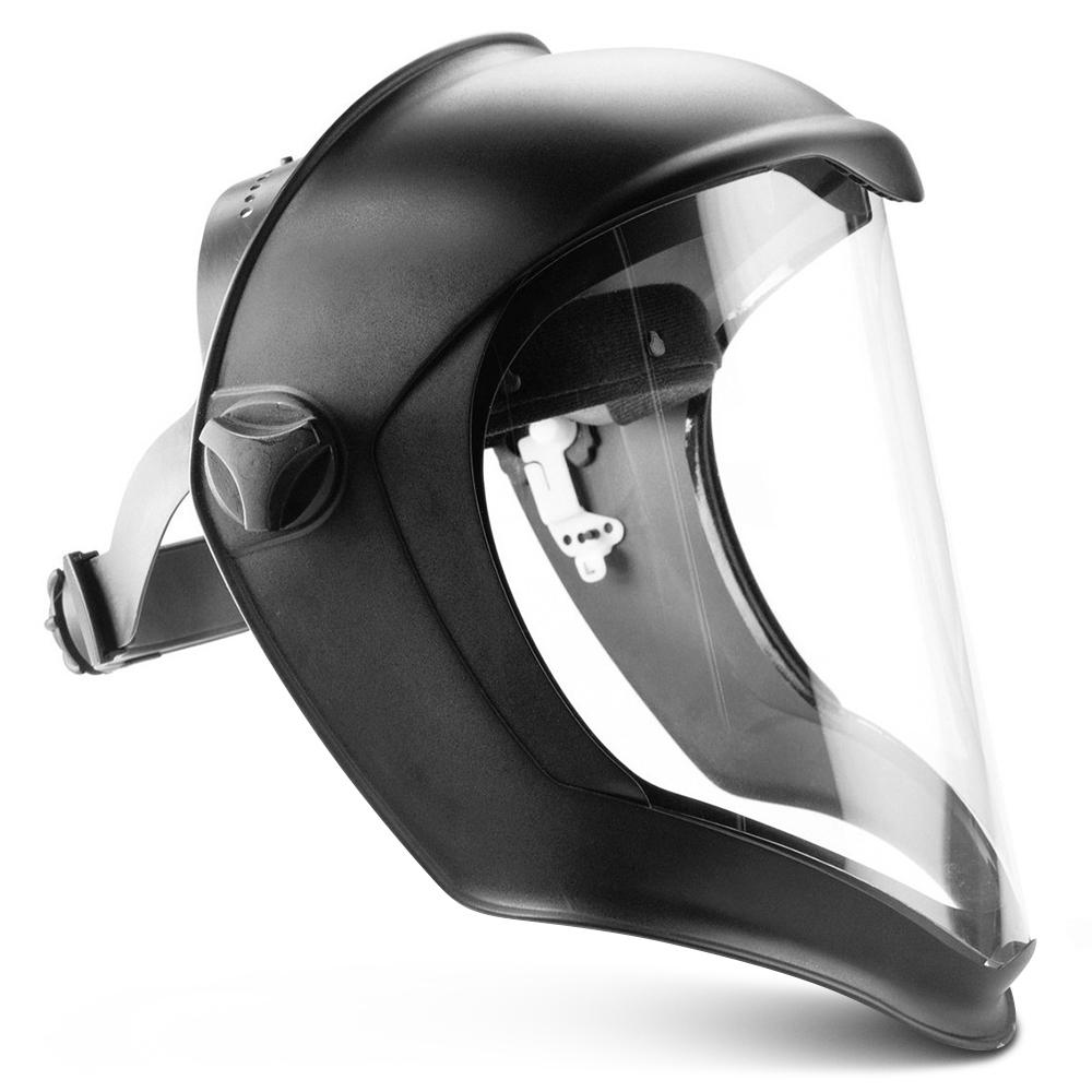 Honeywell 1011624 Bionic Complete Black Shell Face Shield with Clear ...