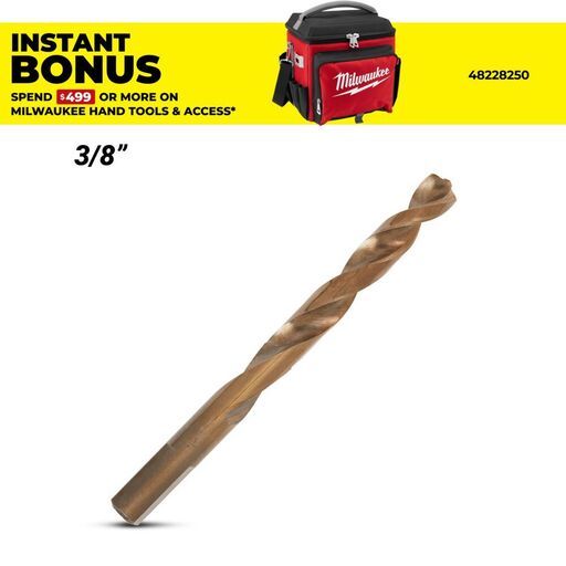 Milwaukee 48892321 3/8" RED HELIX Cobalt Drill Bit