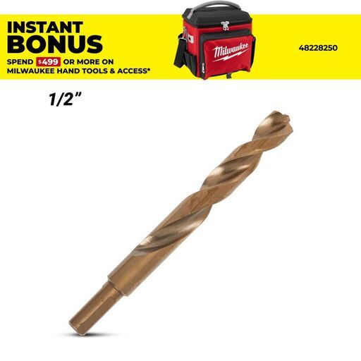 Milwaukee 48892329 1/2" RED HELIX Cobalt Drill Bit