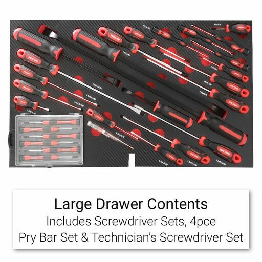 Daytona D420TB 420pce Mobile Mechanical Truck Box Tool Set With 3 Drawer Tool Chest Kit – image 7
