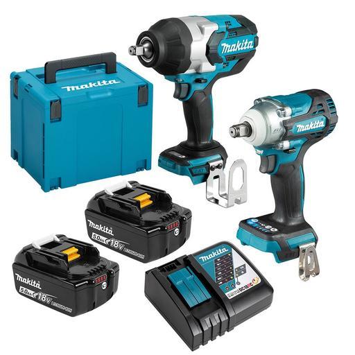Makita DLX2371TJ 18V 5.0Ah Li-ion Cordless Brushless 2pce Combo Kit