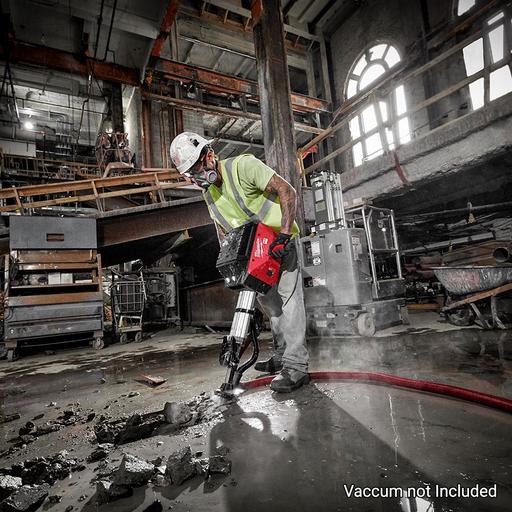 Milwaukee MXFDH2528H-0 + MXFXC406 + MXFC MX FUEL 6.0Ah Li-ion Cordless 28mm ONE-KEY Hex Demolition Jack Hammer Breaker Combo Kit – image 5