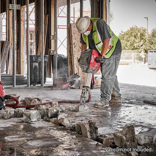 Milwaukee MXFDH2528H-0 + MXFXC406 + MXFC MX FUEL 6.0Ah Li-ion Cordless 28mm ONE-KEY Hex Demolition Jack Hammer Breaker Combo Kit – image 12