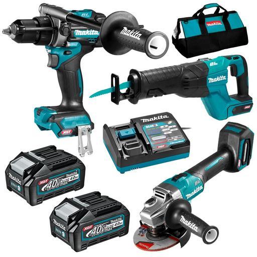 Makita DK0133G301 40V Max 4.0Ah Li-ion XGT Cordless Brushless 3pce Combo Kit