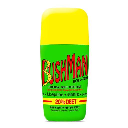 Bushman BR0065G 65g 20% Deet with Sunscreen & Roll-On Insect Repellent