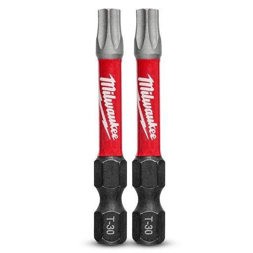 Milwaukee 48324914 2-Pack 50mm (2") SHOCKWAVE Torx T30 Power Bit – image 2