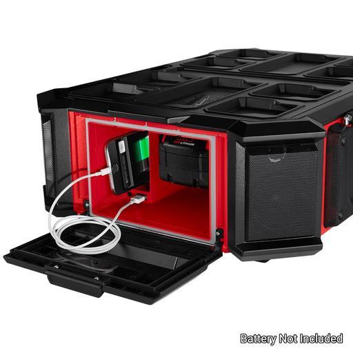 Milwaukee M18PORC-0 18V Li-Ion Cordless PACKOUT Worksite Radio & Charger - Skin Only – image 5
