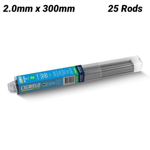 Cigweld WEG0220 25-Pack 2.0mm x 300mm BlueStrike GP Electrodes