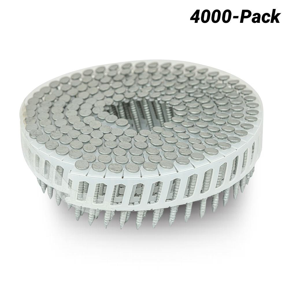 Air BPD AIRS159218 (P2732RDG) 4000-Pack 32mm x 2.7mm Ring Shank HOT DIP Dacrotised Galvanised Flat Head Coil Nails – image 2