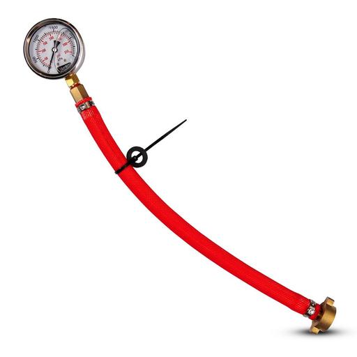 PlumBOSS HTK01NSW Water Pressure Gauge with Hose NSW Size with LF Gauge