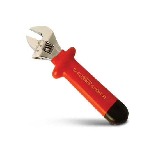 Irega INS-08-SWO 200mm (8") Super Wide Opening Adjustable Wrench Insulated 1000V – image 2