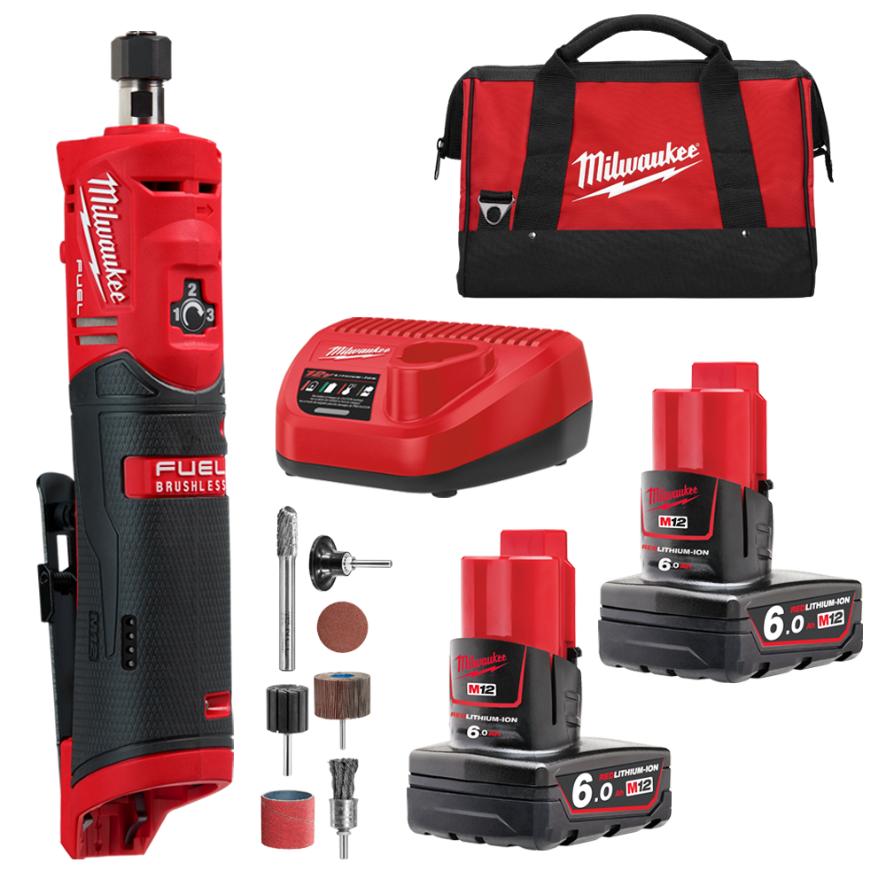 Milwaukee M12FDGS602BA 12V 6.0ah Liion Cordless Brushless Fuel