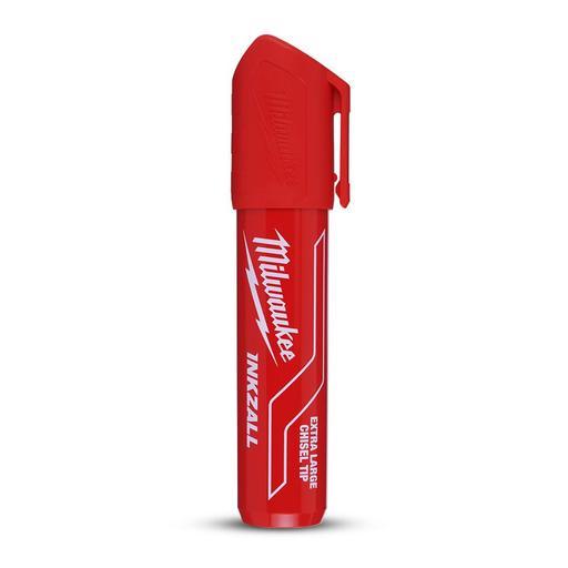Milwaukee 48223266 INKZALL Red Extra Large Chisel Tip Marker – image 4