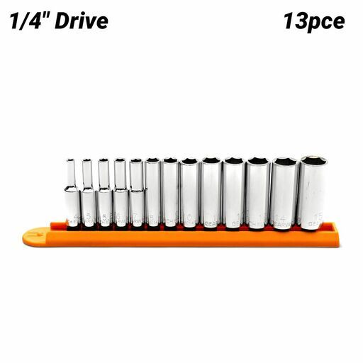 GEARWRENCH 80304 13pce 1/4" Drive 6PT Metric Socket Set
