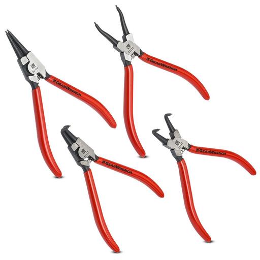 GEARWRENCH 82150 4pce Fixed Tip Internal & External Snap Ring Plier Set