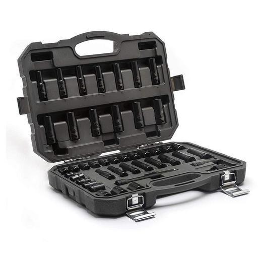 GEARWRENCH 84916N 44pce 3/8" Drive 6 Point Standard & Deep Impact SAE/Metric Socket Set – image 2