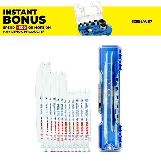 Lenox 1821376 13pce Multi-Purpose Reciprocating Saw Blade Kit