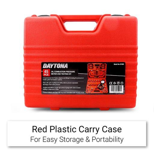 Daytona D1009 45pce Oil Combustion Pressure Meter & Testing Kit – image 4