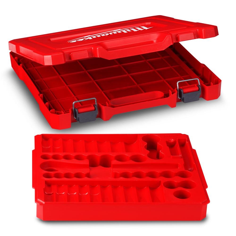 Milwaukee 48229010 47pce 1/2" Drive Metric & SAE Ratchet & Socket Set – image 4