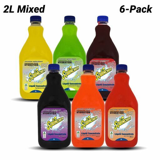 Sqwincher SQ0051 6-Pack 2L Mixed Concentrate