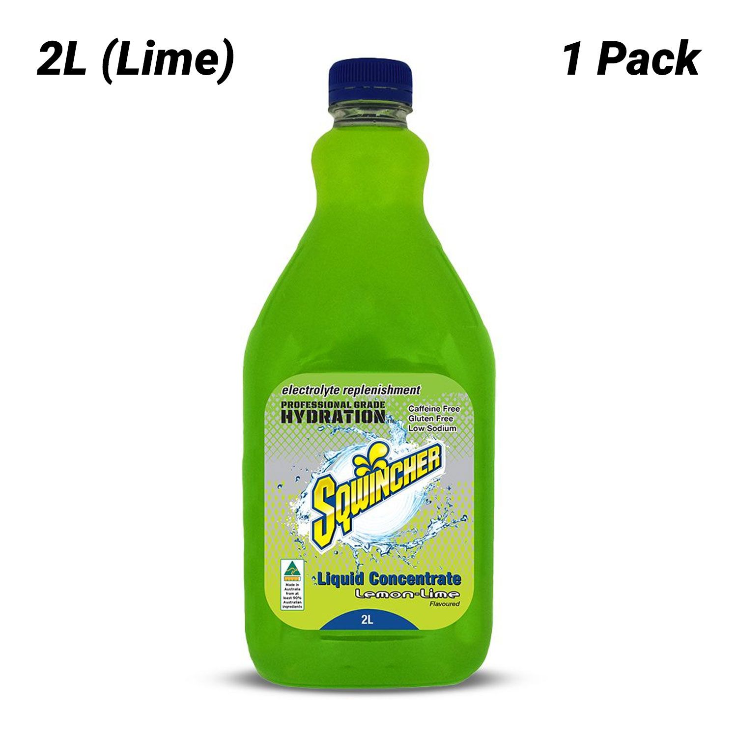 Sqwincher SQ0028 2L Lemon Lime Concentrate – image 1