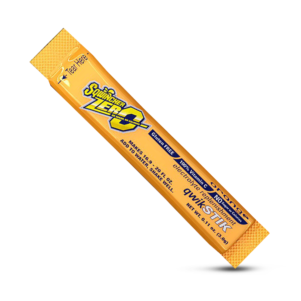 Sqwincher SQ0100 50-Pack Sugar Free Qwik Stiks - Orange – image 2
