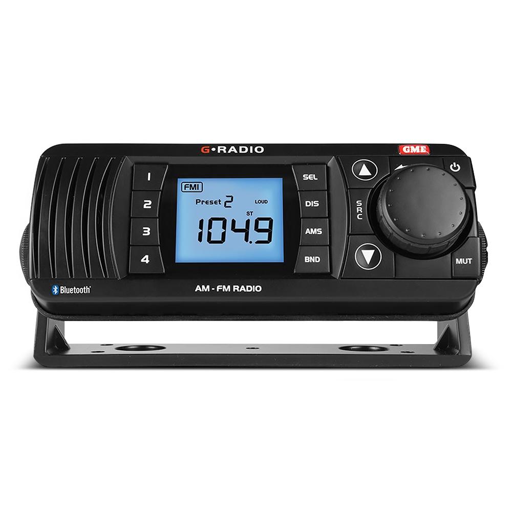 GME GR300BTB 40W AM/FM IP67 Black Marine Radio with Bluetooth