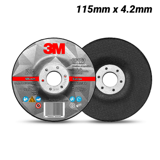 3M 7100214038 (XC991603595) 115mm (4.5") x 4.2mm Cut & Grind Wheels