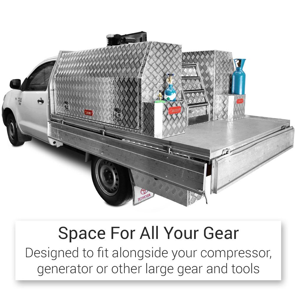 Daytona FIS1700 3mm 1700mm x 530mm x 820mm Full Lid Aluminium Tool Box – image 12