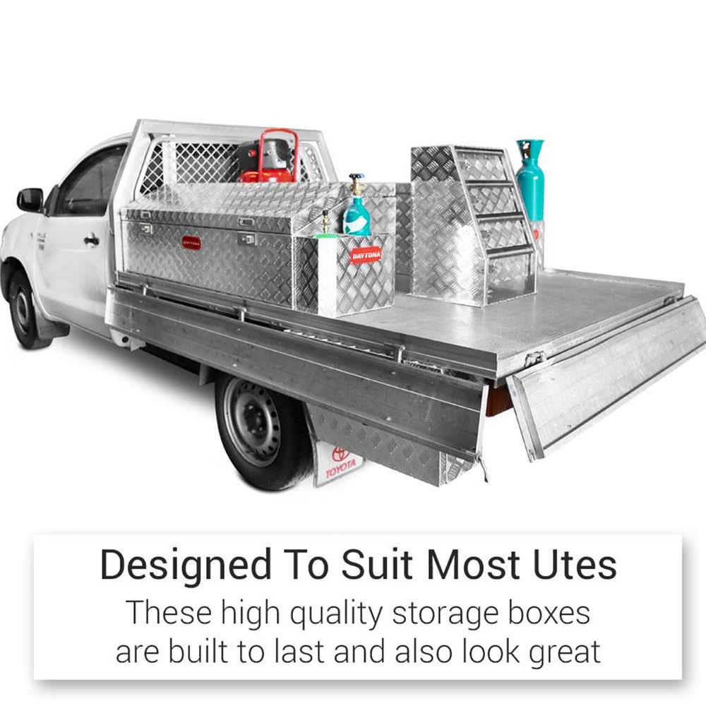 Daytona STS1400 3mm 1480 x 600 x 500mm Slanted Lid Aluminium Tool Box