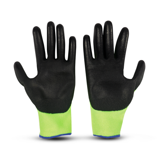 Milwaukee 4873892 High Visibility Cut Level 2 Polyurethane Dipped Gloves