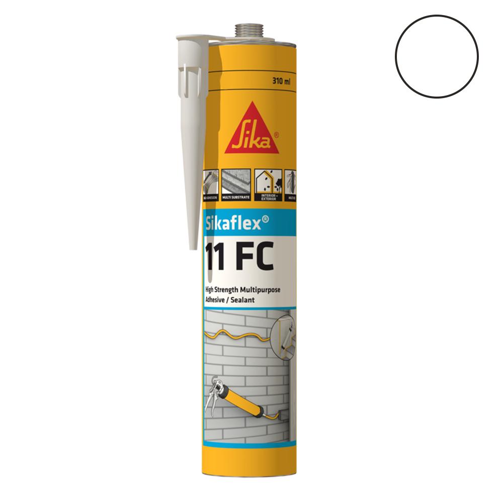 Sika 519878 310g SikaFlex 11FC Polyurethane Adhesive Cartridge White
