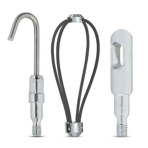 Milwaukee 48224157 3pce Tip Accessory Kit for Fish Stick Cable Rod Feeder – image 2