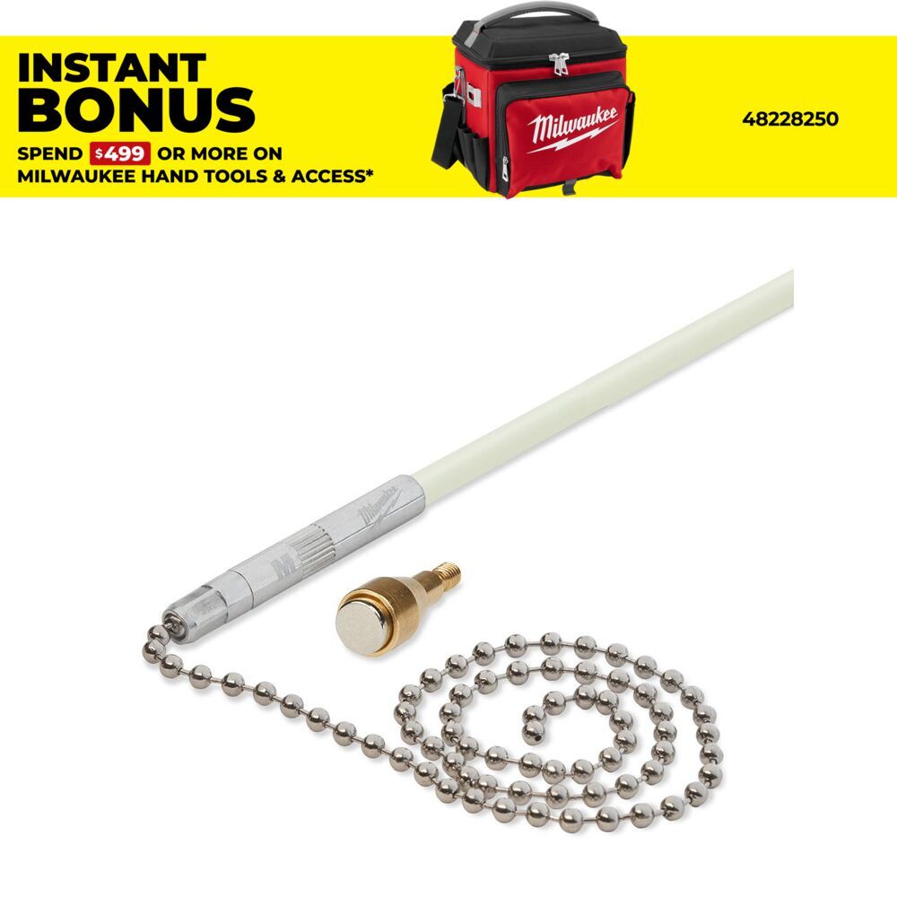 Milwaukee 48224159 Magnetic Tip Accessory for Fish Stick Cable Rod Feeder – image 1