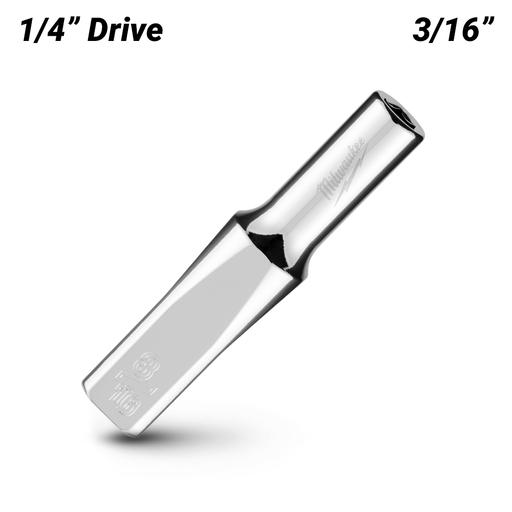 Milwaukee 45349012 1/4’’ Drive 3/16’’ SAE 6-Point Deep Socket – image 2