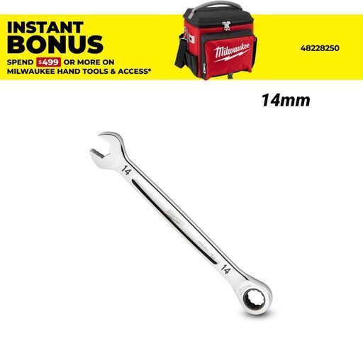 Milwaukee 45969314 14mm Metric Ratcheting Combination Wrench