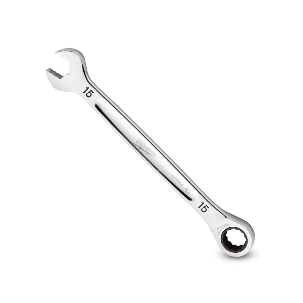 Milwaukee 45969315 15mm Metric Ratcheting Combination Wrench – image 4