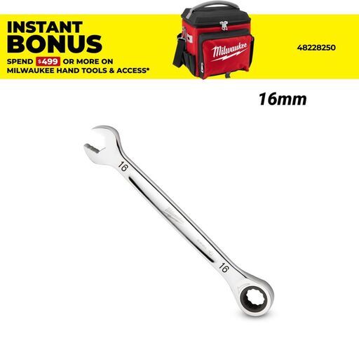 Milwaukee 45969316 16mm Metric Ratcheting Combination Wrench