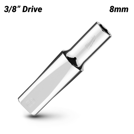 Milwaukee 45349092 3/8’’ Drive 8mm Metric 6-Point Deep Socket – image 2