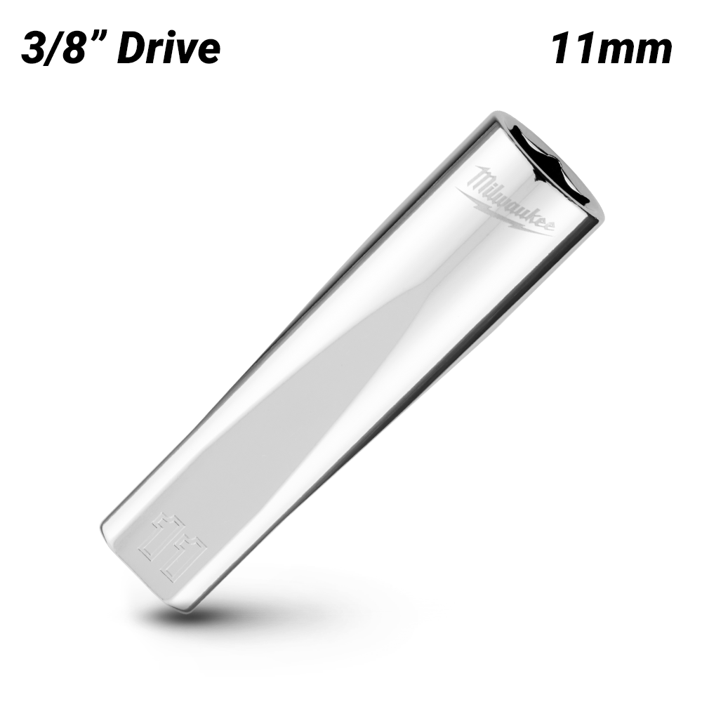 Milwaukee 45349094 3/8’’ Drive 11mm Metric 6-Point Deep Socket – image 2