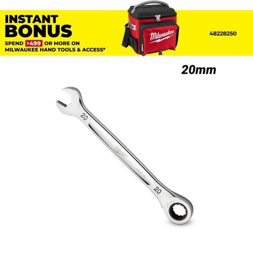Milwaukee 45969320 20mm Metric Ratcheting Combination Wrench