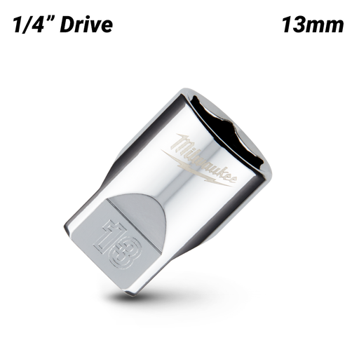 Milwaukee 45349039 1/4’’ Drive 13mm Metric 6-Point Standard Socket – image 2