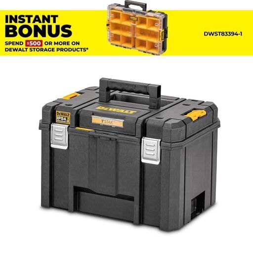 DeWalt DWST83346-1 2.0 TSTAK Deep Tool Storage Box
