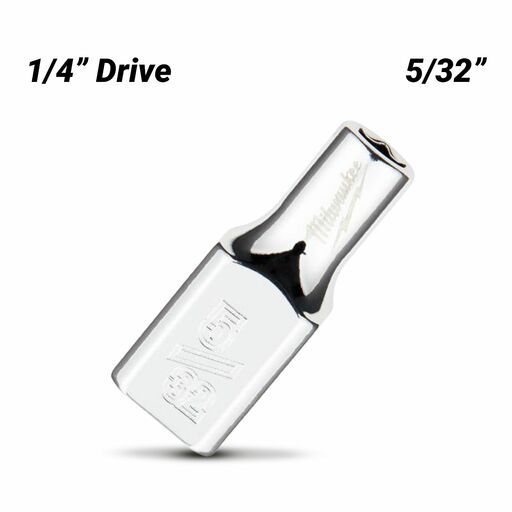 Milwaukee 45349000 1/4’’ Drive 5/32" SAE 6-Point Standard Socket – image 2