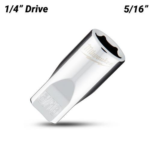 Milwaukee 45349005 1/4’’ Drive 5/16" SAE 6-Point Standard Socket – image 2