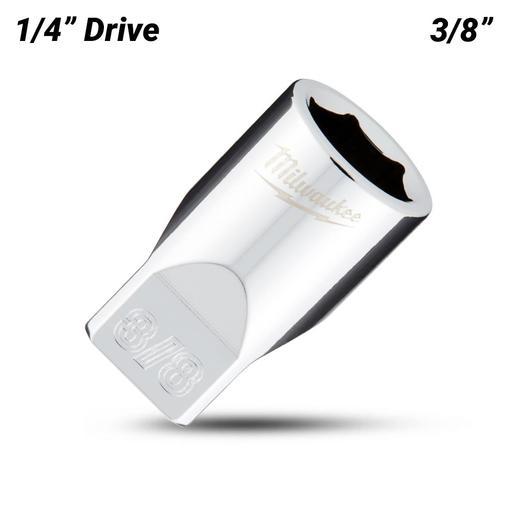 Milwaukee 45349007 1/4’’ Drive 3/8" SAE 6-Point Standard Socket – image 2