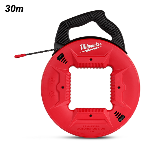 Milwaukee 48224165 30m 100ft Polyester Fish Tape Plastic Tip – image 2